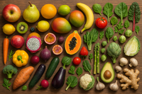 have fewer of each fruit and a larger variety